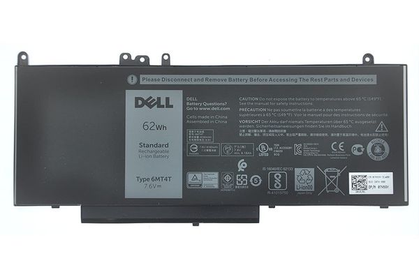 Dell Original Laptop Battery 62wh 4-Cell 7.6v for Latitude E5270, E5470