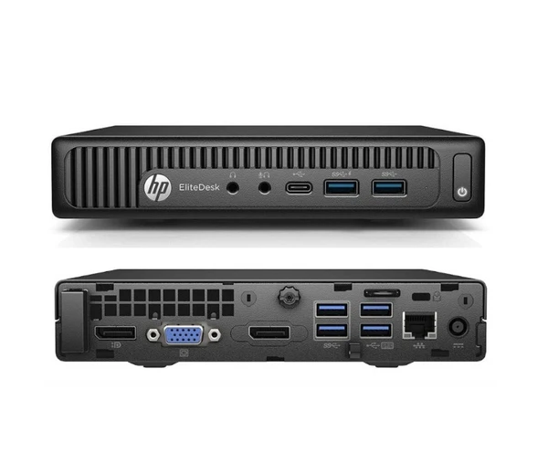 Intel Core i5 6th Generation HP EliteDesk 800G2 Tiny Refurbishes Desktop PC - CORE I5 / 8GB RAM / 256GB SSD