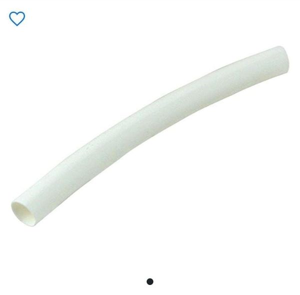 2m 5mm Heat Shrink Sleve Tube - White