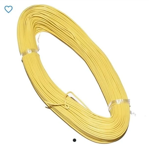 25m Single Strand Wire - Yellow