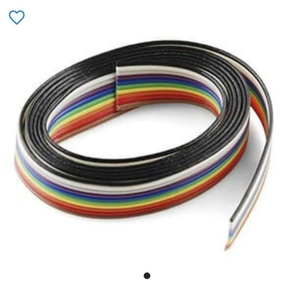 1M Multicolor Ribbon Cable 10 Core Dupont Rianbow Wire - r280