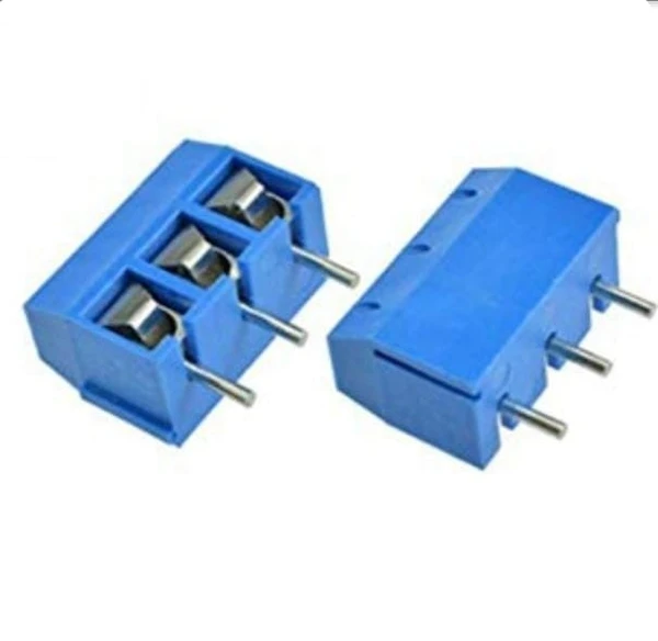 3pcs 3-Pole PCB Screw Terminal