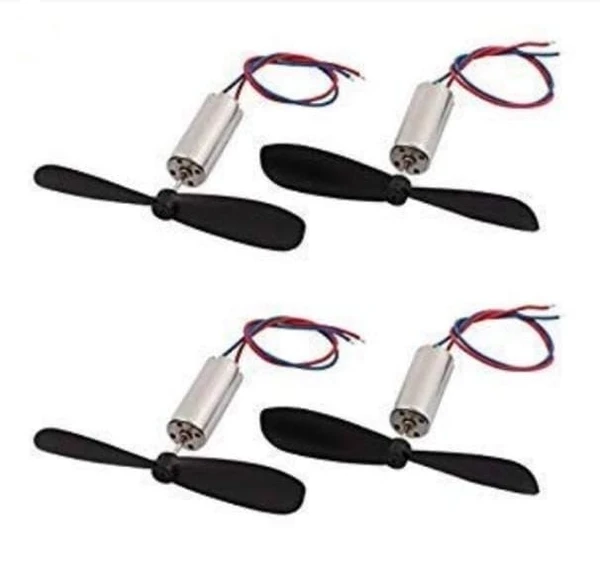 4pcs 716 Micro Coreless Motor with 50mm Propeller Fan for DIY mini Quadcopter - r204