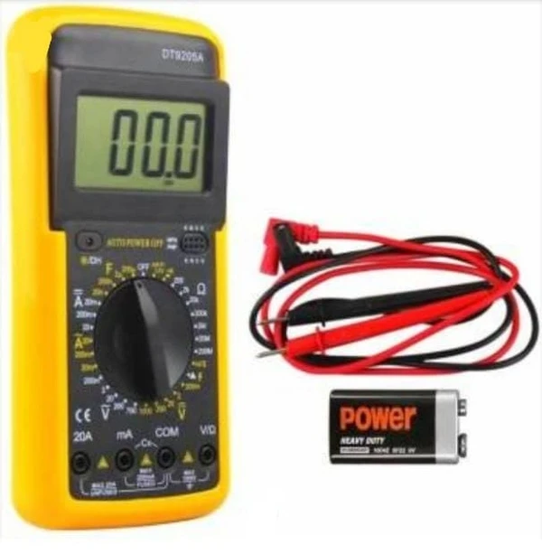 Unity DT9205a Digital Multimeter with Extra Large Display