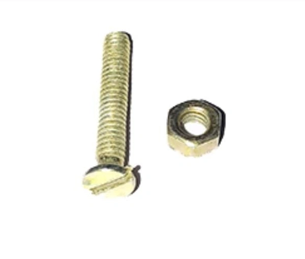 5pc Set of M3 Bolt and Nut 3mm Diameter Round Head 38.1mm