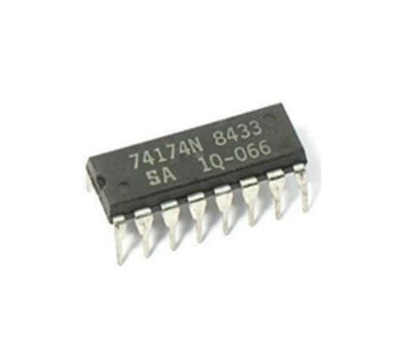 74174 IC Hex D type Flip Flop with Reset Delay Flip Flop IC