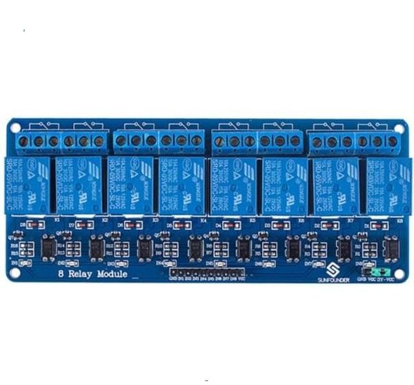 8 Channel 5V Relay Module with Opto Coupler