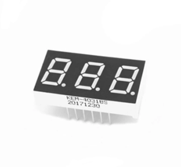 3-Digit 7-Segment Display Common Cathode