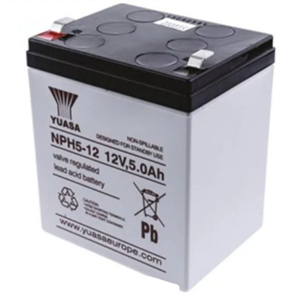 12V 5.0Ah Sealed Rechargeable Lead Acid Battery