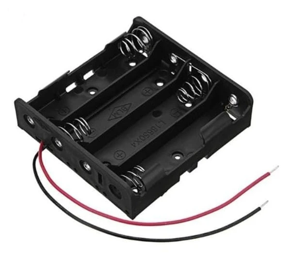 18650 x 4 Lithium Ion Battery Holder Box for 4 Cells