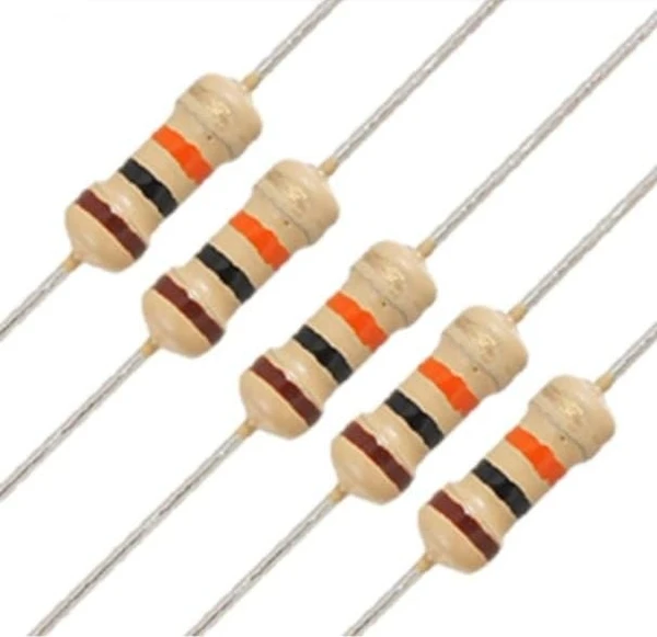 33K ohm 1/4 Watt Carbon Film Fixed resistors pack of 10 - r115