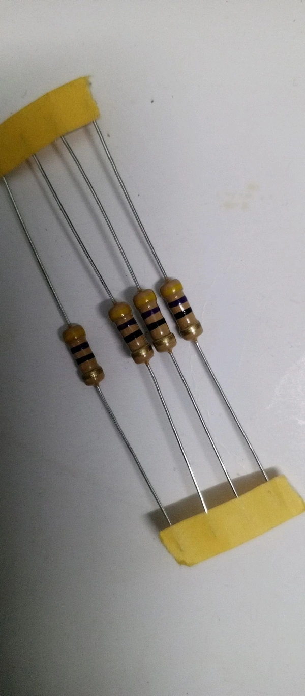 47 ohm 1/2 watt resistor pack of 5 - r317