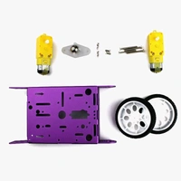 2WD Aluminum Smart Robot Car Chassis Kit DIY Q11 C6