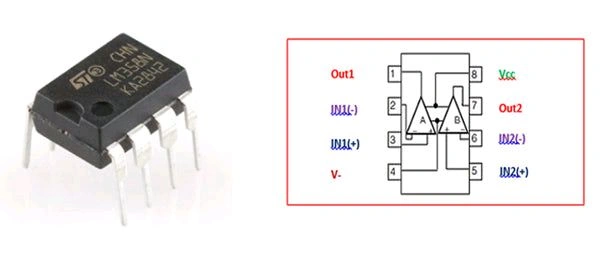 LM358 Dual Op Amp IC Q8 C2