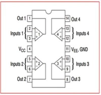 LM324 - Low Power Quad Op-Amp IC Q8 C2