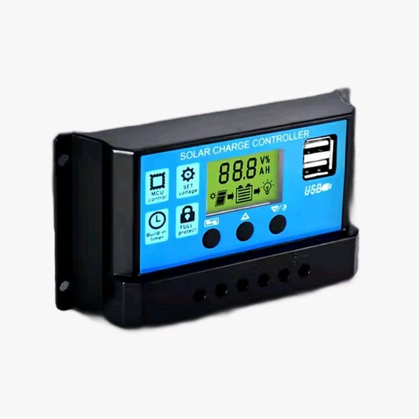 10A Smart Solar Charge Controller with Timer and USB Mobile Charger Socket Q9 C4