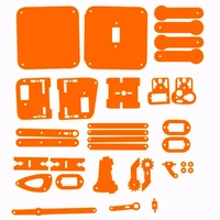 4 DOF Acrylic Robotic DIY Arm Kit (Without Servo Q19 C2