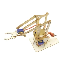 4 DOF Acrylic Robotic DIY Arm Kit (Without Servo Q19 C2