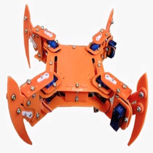 Acrylic Spider Robot DIY Kit – 4-Legged Walking Bot Q19 C1
