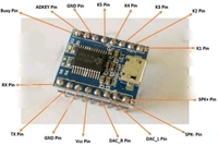 JQ6500 Voice Sound Module 16Mbit Music MP3 Play MCU Serial Control Module Q7 C6