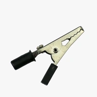 Crocodile Clip Small - Pair of red and Black Q12 C10