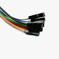 Female Jumper Wires with Alligator Clips (20 cm) - 10pcs Crocodile Dupont Female Connector Q12 C10