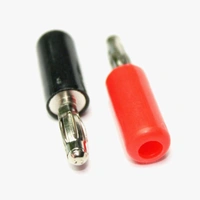 Banana Plug 4mm Male Terminal Connector (Red & Black Pair) Q12 C12