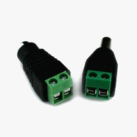 1 Pair Male + Female CCTV Cameras 2.1mm x 5.5mm DC Plug Q12 C12