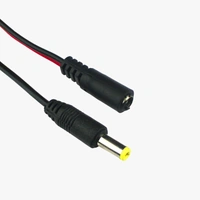 DC Jack Male-Female Pair Connector with Wire 5mm Q12 C12