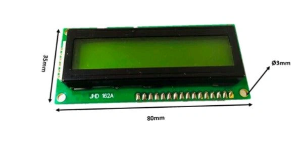 16x2 LCD Display (Green Backlight) Q3 C1