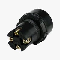 Flat AHF 5A Electric Push Button Switch - Red Q12 C1