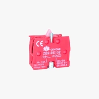 Sibass ZB2-BE102 Red Push Button Contact Element For Elevator 22.5mm RED (NC) Q12 C1