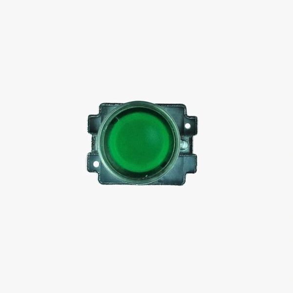 Push Button with Indicator LED - 220VAC GREEN Q12 C1