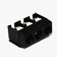 3 Pin PCB Mount Terminal Block (Screw type) - 5mm Pitch (Black) Q12 C5