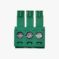 3Pin 3.81mm Pitch Pluggable Female Right Angle Terminal Block Connector Q12 C5