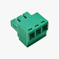 3Pin 3.81mm Pitch Pluggable Female Right Angle Terminal Block Connector Q12 C5