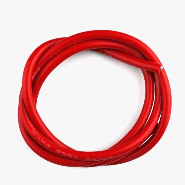 10AWG Silicone Wire Red ( 1 meter ) - High Quality Ultra Flexible for Battery Packs Q17 C2