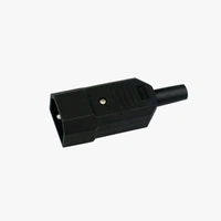 AC Power Male Socket MX IEC C14 Cable Mount Connector 10A 250V Q17 C2