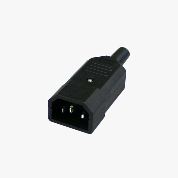 AC Power Male Socket MX IEC C14 Cable Mount Connector 10A 250V Q17 C2
