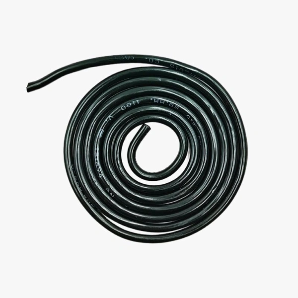 Single Core 2.5 sqmm Black Electrical Cable Wire For Domestic and Industries - 1m PVC FR Insulated Cable Q17 C2