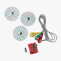 AD8232 ECG Heart Rate Monitor Sensor Module with ECG Cables & Electrodes Q4 C9