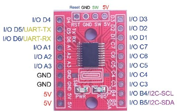 STM8S003F3P6 System Board STM8S003F3 STM8S STM8 development Q2 C4