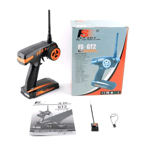 Flysky FS-GT2 Transmitter with FS-GR3E Receiver for RC Car/Boat/Planes/Truck/Quadcopters C7 B3