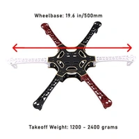 HF550 HJ550 6-Axis DJI Hexacopter Frame Airframe kit, Integrated PCB Wiring for DJI, KK, MK, MWC C7 B5