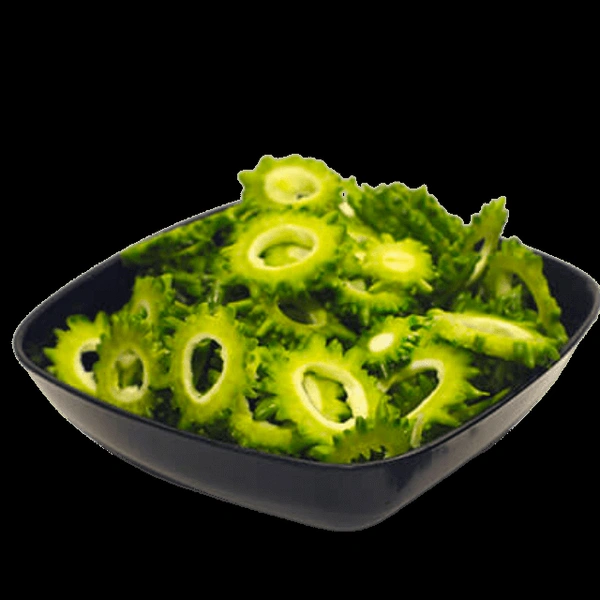 Bitter Gourd Cut Pic- Net (Slice) - 1 KG