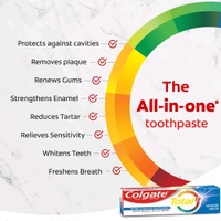 Colgate Total Anticavity Toothpaste - 120 Grams