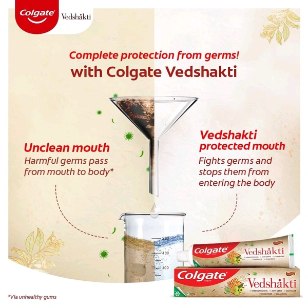 Colgate Vedshakti Ayurvedic Herbal Toothpaste - 200 Grams