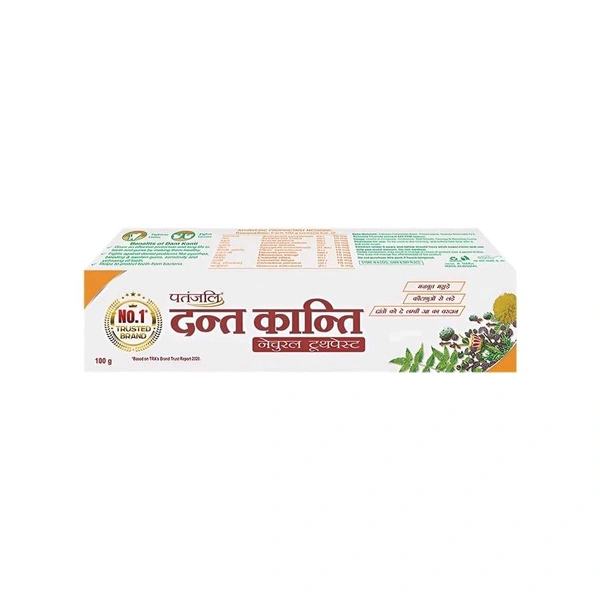 Patanjali Dant Kanti Dant Kanti Natural Herbal Toothpaste - 100 Grams