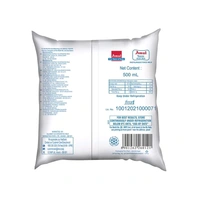 Amul Taaza Toned Fresh Milk 500 Ml - 500 Ml