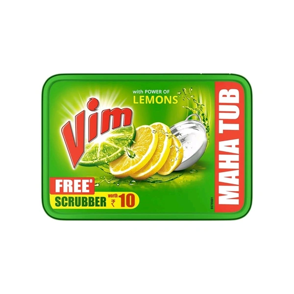 Vim Lemon Tub Dishwashing Tub - 500 Grams